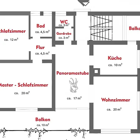 Felsenblick Apartamento *
